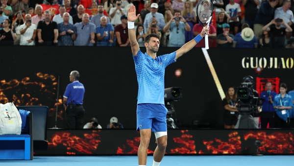 There was little to trouble Novak Djokovic on the Rod Laver Arena