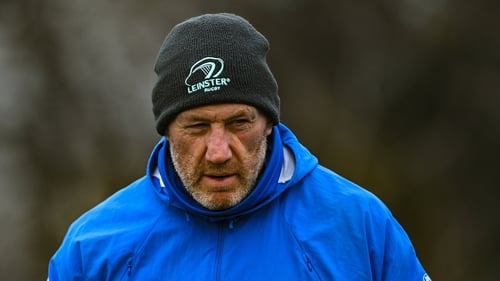 Leinster's forwards and scrum coach Robin McBryde