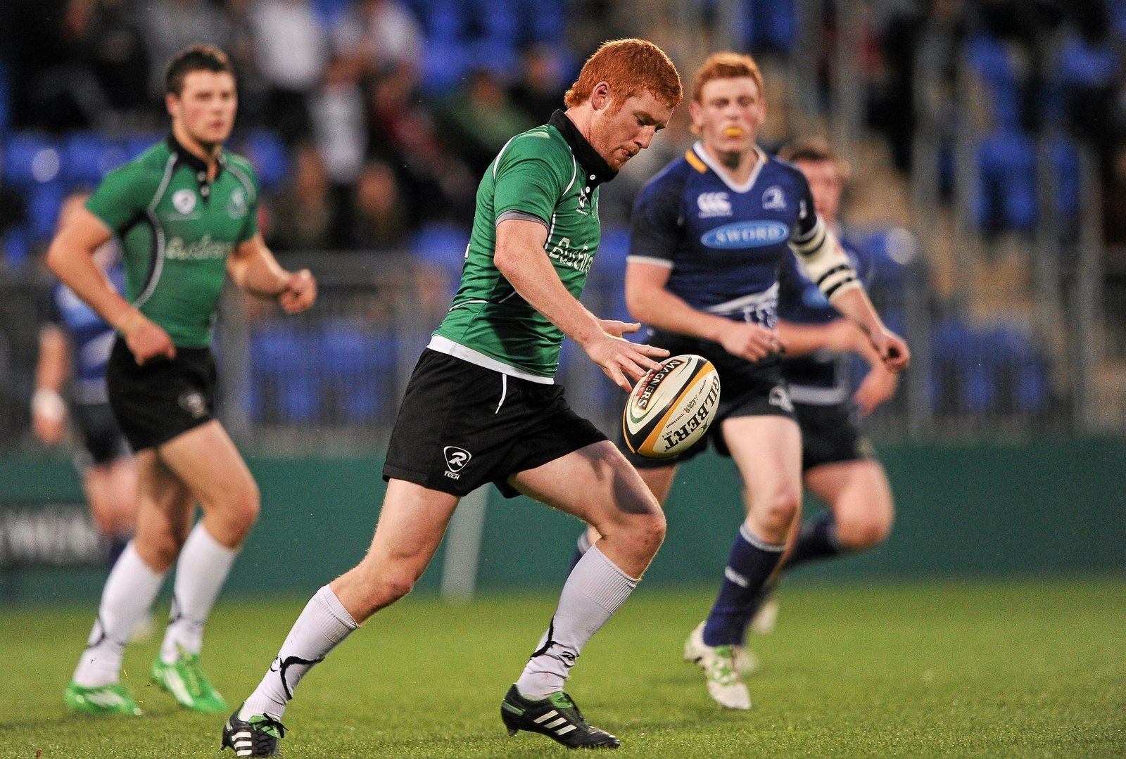 Image - Leader in action for the Connacht U20s back in his rugby-playing days in 2011