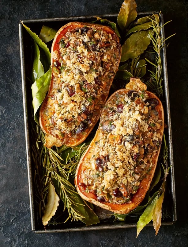 Butternut squash nut roast (Nassima Rothacker/PA)
