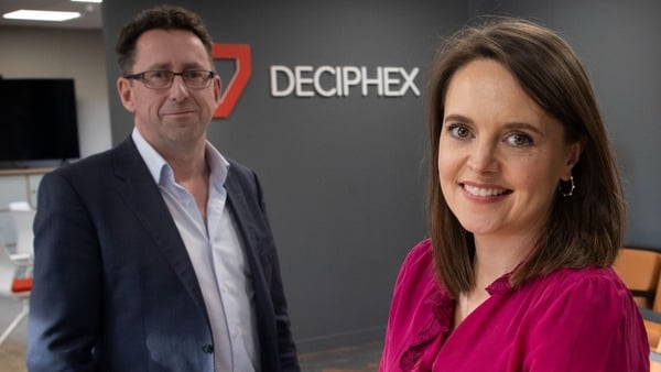 Deciphex CEO, Dr Donal O'Shea and Seroba Partner, Jennifer McMahon