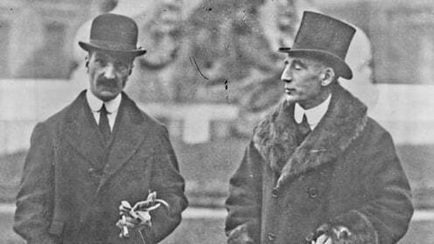 Senator John Bagwell with Thomas Grattan taken in December 1922 Phot: gallica.bnf.fr / Bibliotheque nationale de France