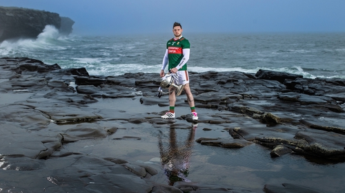 Padraig O'Hora, pictured at the Cliffs of Moher, was speaking at the launch of the 2023 Allianz Football League