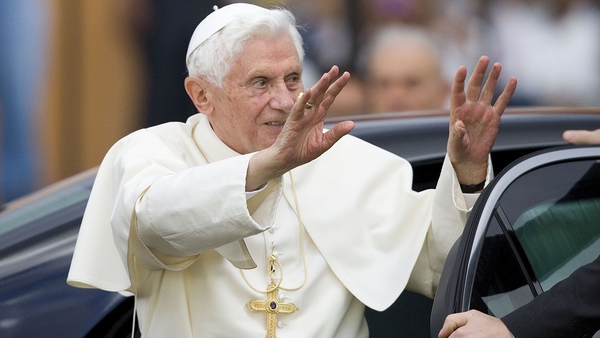 Pope Benedict in Leon in Mexico in 2012 shortly a year before he resigned