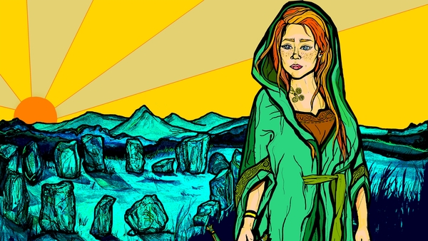 St Brigid by Lizzy Madden - Courtesy of Herstory.
