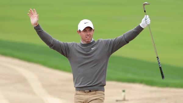 Rory McIlroy picked up four shots in the final three holes