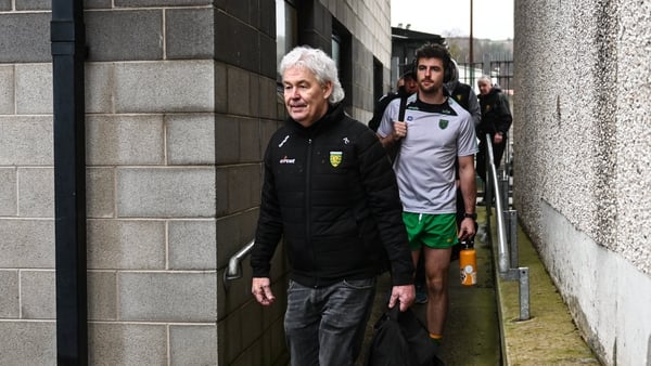 Donegal manager Paddy Carr arrives before the Dr McKenna Cup Round 2 match against Down on 8 January