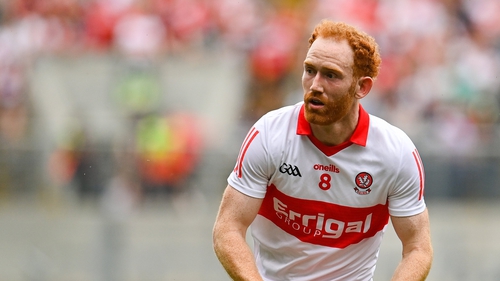 Six days after appearing in the club final Conor Glass lined out at midfield for his county