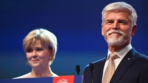 The Czech Republic's President-elect, Petr Pavel, pictured with his wife Eva