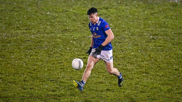 Cavan's Dara McVeety scored two points from centre-back