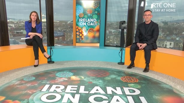 Katie Hannon Ireland on Call set