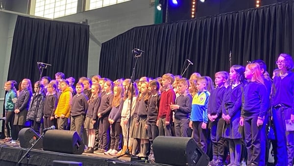 A choir of local school children from Scoil Mhuire and Faugher National School will perform