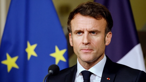 Any delivery of arms to Ukraine 'must not weaken the capacity of the French armed forces', Emmanuel Macron said