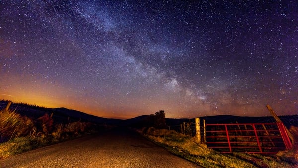Shine, shine: stars in the night sky over Ireland. Photo: Getty Images
