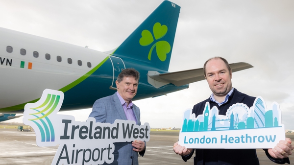 Joe Gilmore, Managing Director of Ireland West Airport and Reid Moody, Chief Strategy and Planning Officer at Aer Lingus