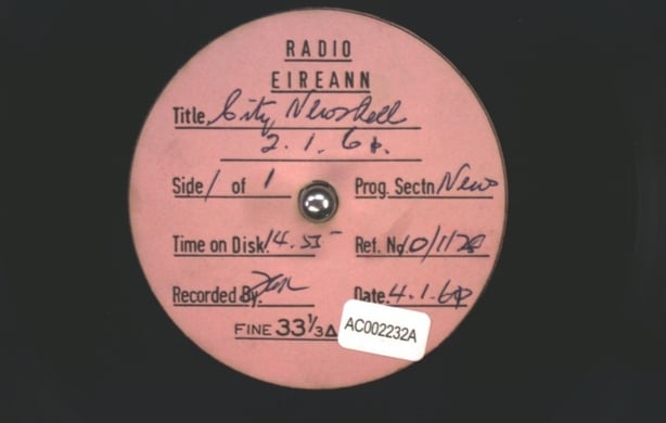 Acetate Disc Collection - Behan on Broadway QAC002232A