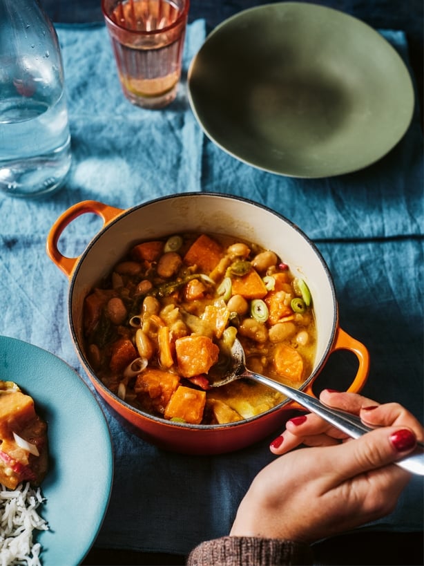 Sweet potato miso medley from The Batch Lady: Cooking On A Budget