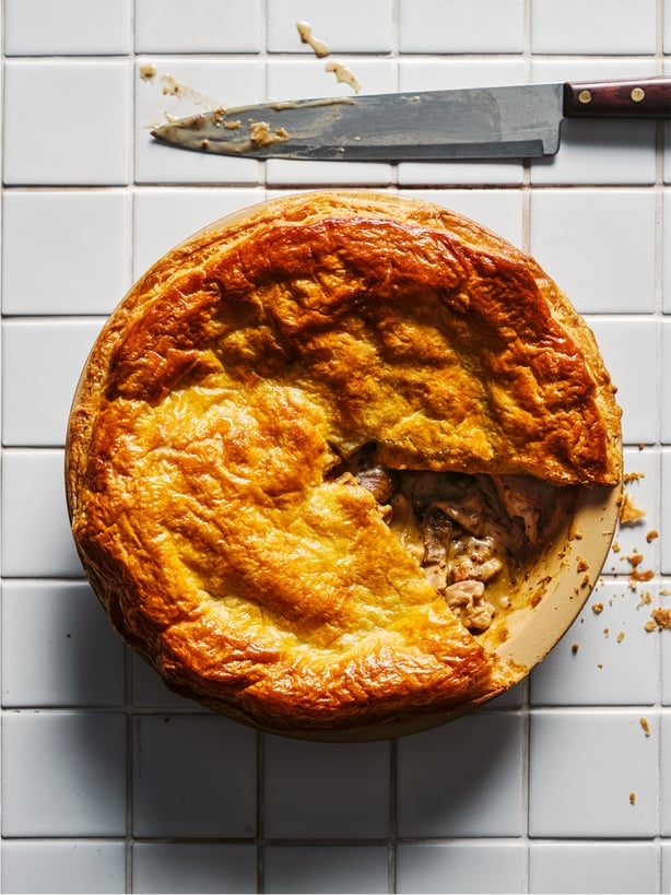 Chicken and mushroom humble pie from The Batch Lady