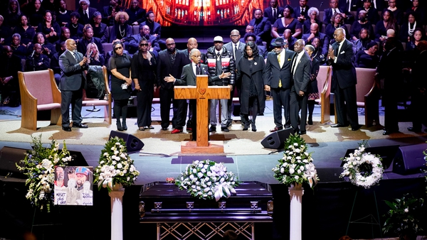 Rev Al Sharpton addresses mourners at Tyre Nichols' funeral service