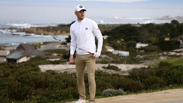 Gareth Bale made his PGA Tour debut at the Pebble Beach Pro-am at Spyglass Hill
