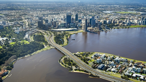 The Swan River runs through Perth in Western Australia (file image)