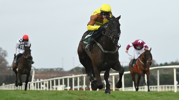 Galopin Des Champs gave Willie Mullins a 12th win in the Irish Gold Cup