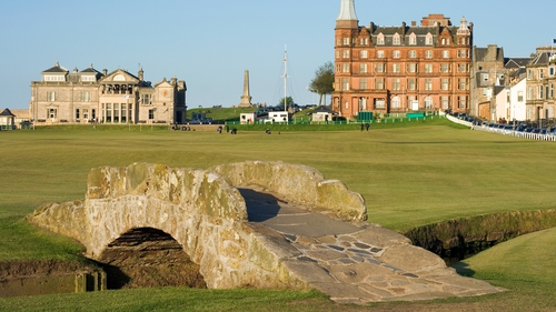 A view of the iconic Bridge on the Old Course