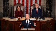 US President addressing a joint sitting of Congress in his State of the Union speech