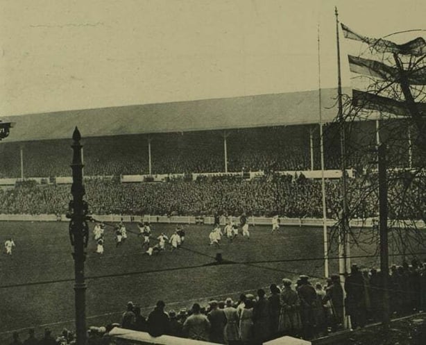 Century Ireland Issue 250 - Ireland Vs England Rugby Match at Leicester Photo: Illustrated London News, 17 February 1923