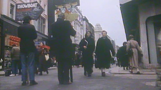 Grafton Street in Dublin, 1988.