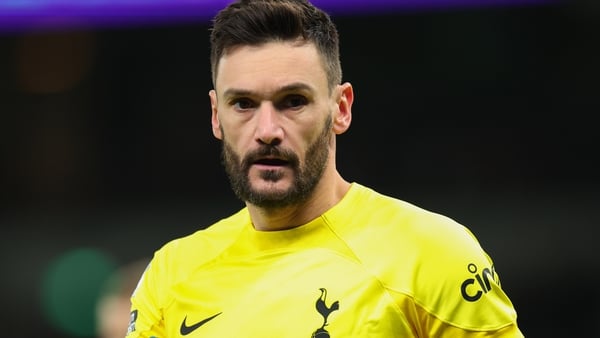 Hugo Lloris suffered a knee injury in Spurs' win over Manchester City