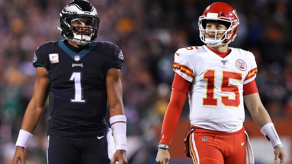 Jalen Hurts and Patrick Mahomes prepare for battle