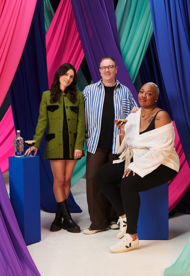(L-R) Venetia La Manna, Harry Lambert and Nyome Nicholas-Williams