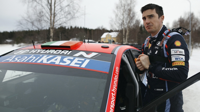 Craig Breen second ahead of Rally Sweden finale