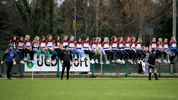 UL players look on during the Electric Ireland Ashbourne Cup semi-final between UCC and DCU on Saturday