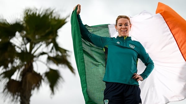 Aoife Mannion at the Republic of Ireland's training camp in Marbella
