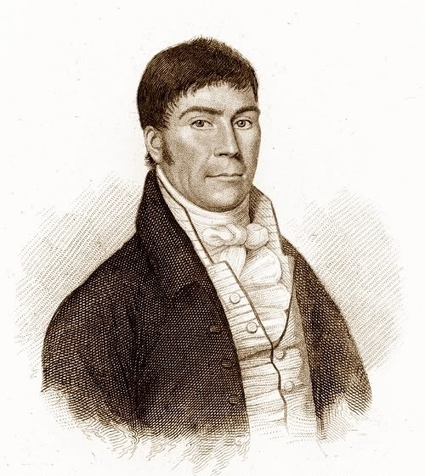 19th century drawing of Dan Donnelly