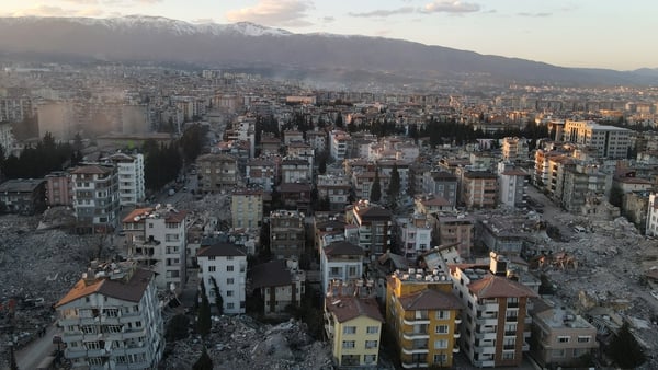 The aftermath of the earthquake in Antakya, a historical district in central Hatay
