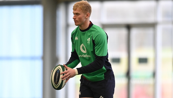 Jamie Osborne has yet to feature for Ireland but is learning all the time
