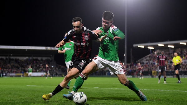 Bohemians withstood a late rally against Cork City