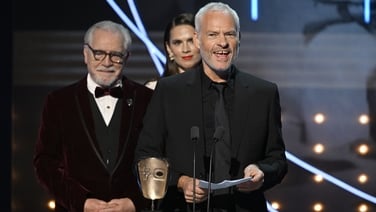 Martin McDonagh accepts the BAFTA for Best Original Screenplay for The Banshees of Inisherin