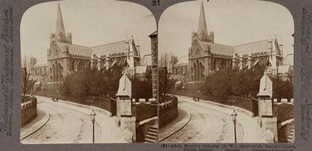 St. Patrick's Cathedral, Dublin c. 1900 Photo: Library of Congress Prints and Photographs Division Washington, D.C. 20540
