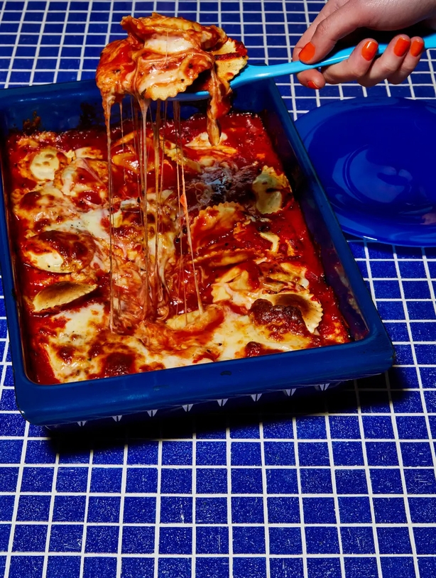 Rustic ravioli lasagne 