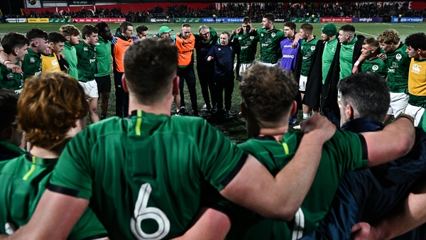 Ireland have won two games from two in this year's U20 Six Nations