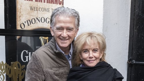 Patrick Duffy with his partner Linda Purl