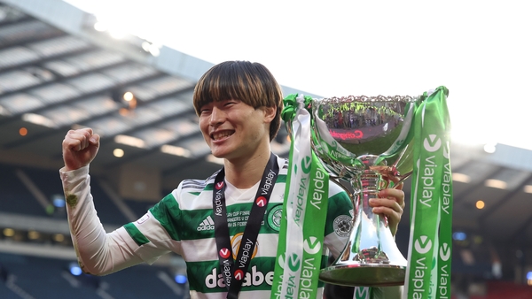 Kyogo Furuhashi won it for Celtic