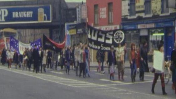 Gay rights march, Dublin (1983)