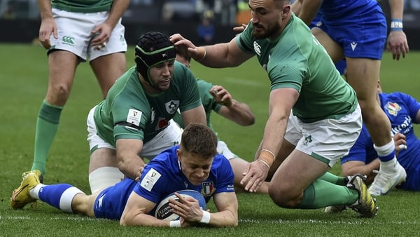 Ireland's defence was 'problematic' in Rome