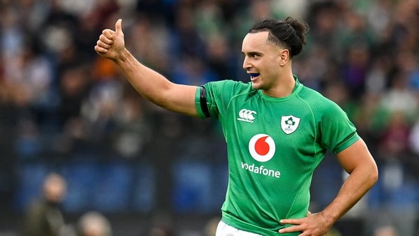 James Lowe sat out Ireland training with a calf issue