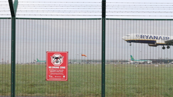 It is illegal to fly a drone without permission within 5km of Dublin Airport